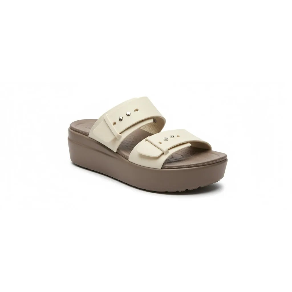 Women's Platform Sandals - Beige/Brown