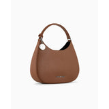 Asv Micro-Grain Recycled Leather Hobo Bag - Camel