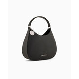 Asv Micro-Grain Recycled Leather Hobo Bag - Black