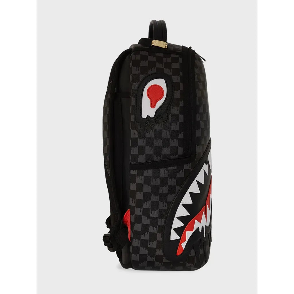 Dripping Sharks In Paris Dlxv Backpack Black, Grey
