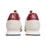 Calvin Klein Runner Laceup Sneakers - Beige/Red