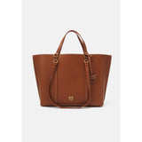 Pinko Women's Carrie Shopper Big Bottled Leather Bag, 37 - Brown