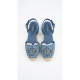 Guess Edany Denim Espadrille Sandals