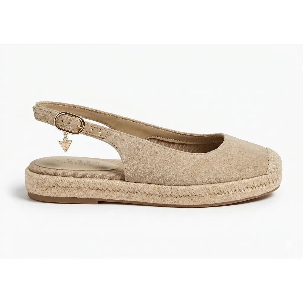 Guess Slingback Suede Espadrille Flats