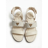 Guess Logo Print Flat Sandals
