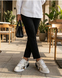 KARL LAGERFELD K/Karl Logo Lace-Up Sneakers - Cream Multi