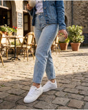 GUESS Women's Retro Court Low-Top Sneakers - White