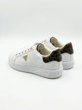 GUESS Women's Signature Low-Top Platform Sneakers - White Monogram