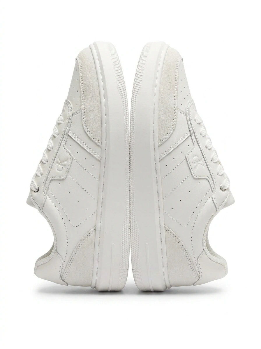 Calvin Klein Women's Low Top Court Sneakers - White/Grey