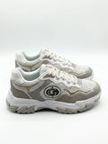 GANT Women's Chunky Runner Sneakers - White Beige Gold