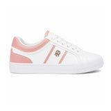Tommy Hilfiger Women Stripe Low Top Sneakers - White/Pink