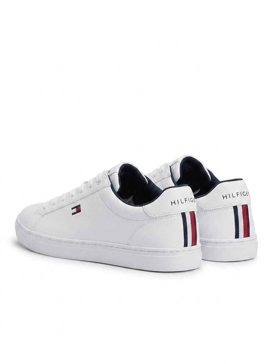 Tommy Hilfiger Men Essential Flag Classic Sneakers - White