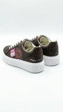 Michael Kors Women's Platform Monogram Sneakers - Brown Multi