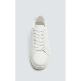 Zara Monochrome Chunky Trainers - White