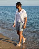 ALLSAINTS Men Lexis Drawstring Swim Shorts - Light Blue