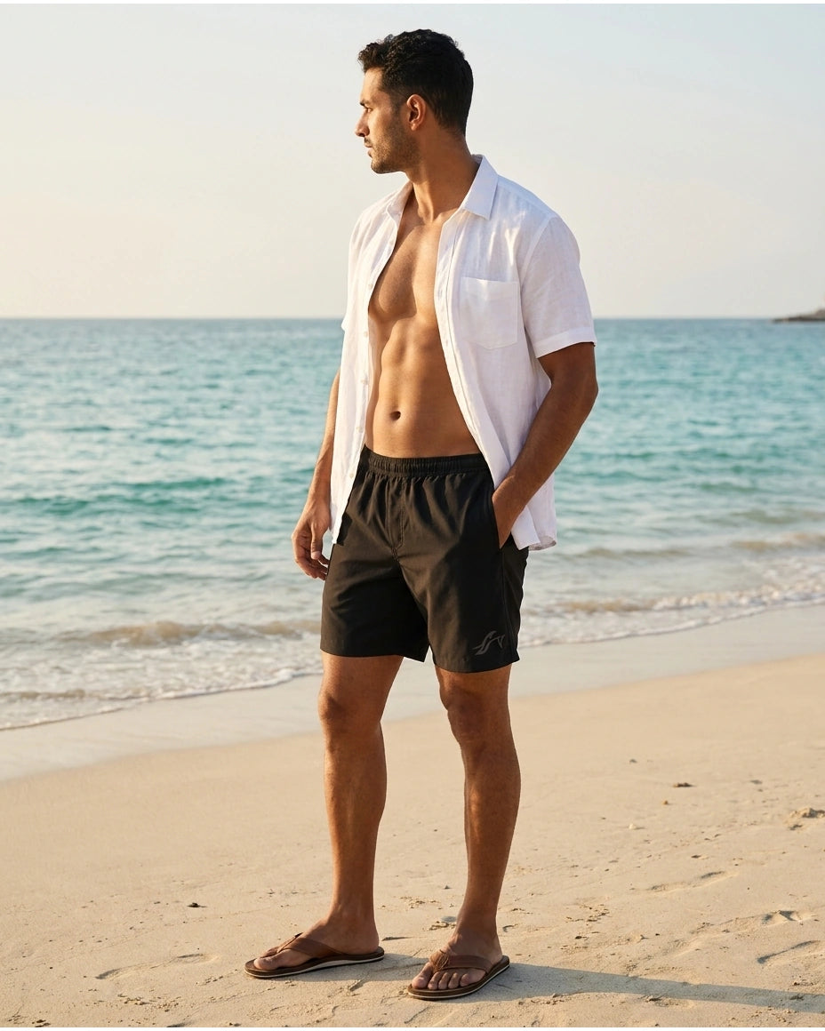 ALLSAINTS Men's Performance Active Shorts - Black