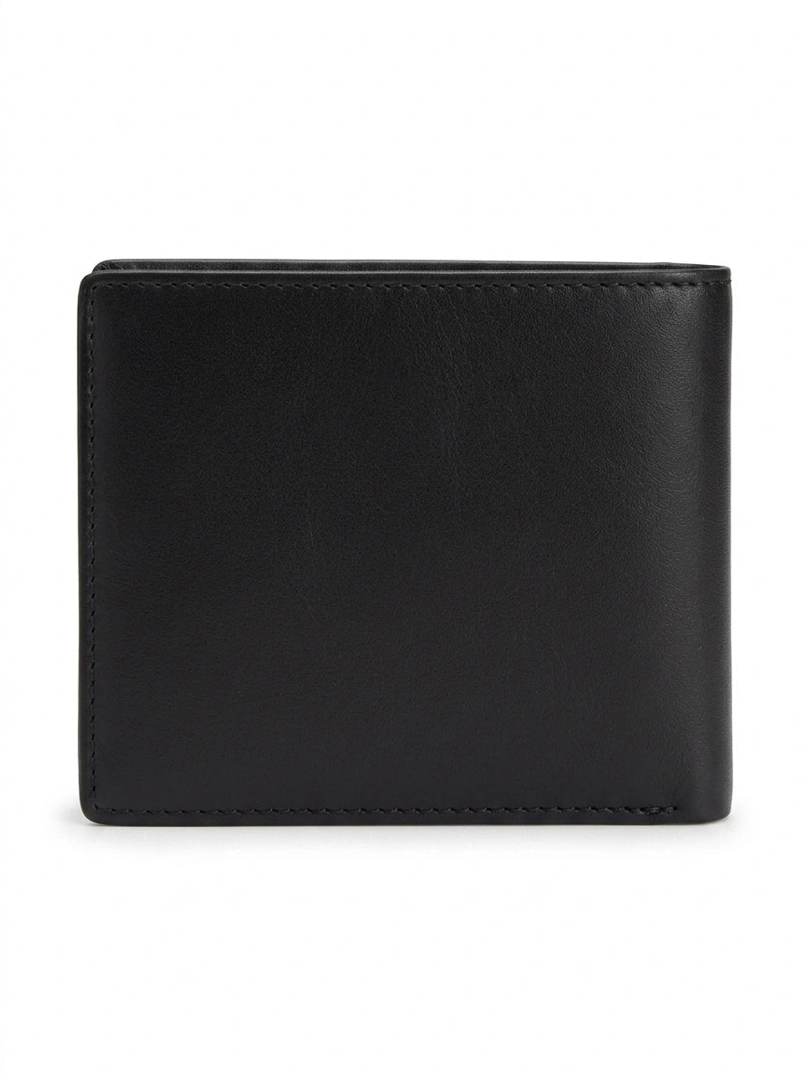 BOSS Leather Bi-Fold Wallet - Dark Blue