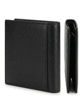 BOSS Men's Embossed Logo Leather Bi-Fold Wallet - Black