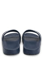 Tommy Jeans Script Logo Stripe Pool Slides - Navy