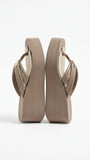GUESS Women's Platform Thong Sandals - Taupe