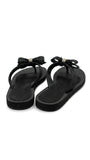 Guess Women's Bow Detail Flip Flops - Black/White