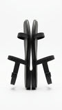 Calvin Klein Women Square Toe Ankle Strap Flat Sandals - Black