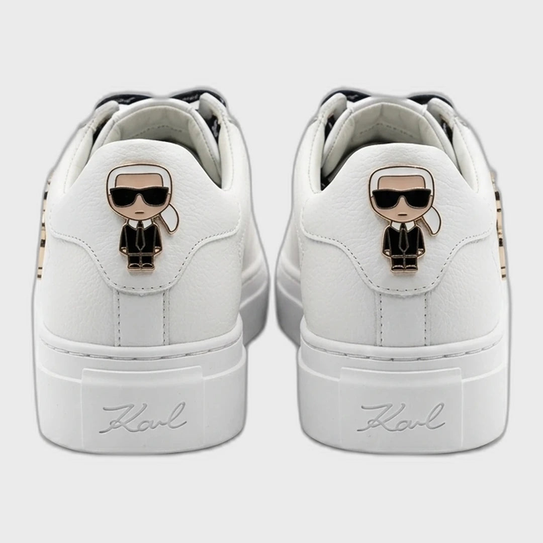 Karl Lagerfeld Women Embellished Low-Top Sneakers - White Multi