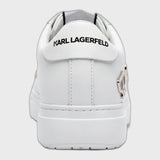 KARL LAGERFELD K/Karl Ikonic Charms Leather Sneakers - White