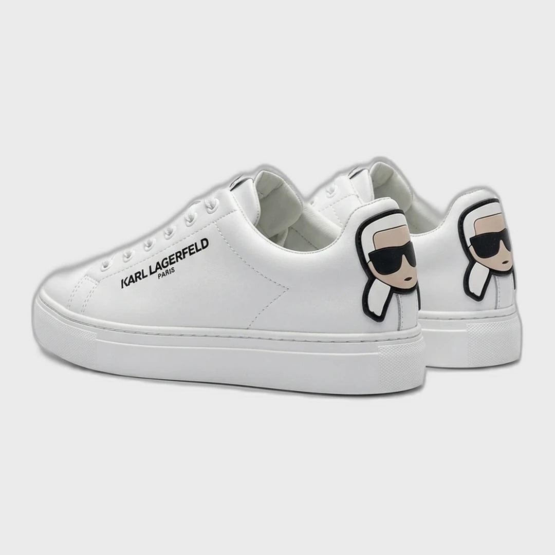 KARL LAGERFELD Men Signature Low-Top Sneakers - White