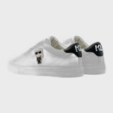 Karl Lagerfeld K/Icon Slip-On Platform Sneakers - White