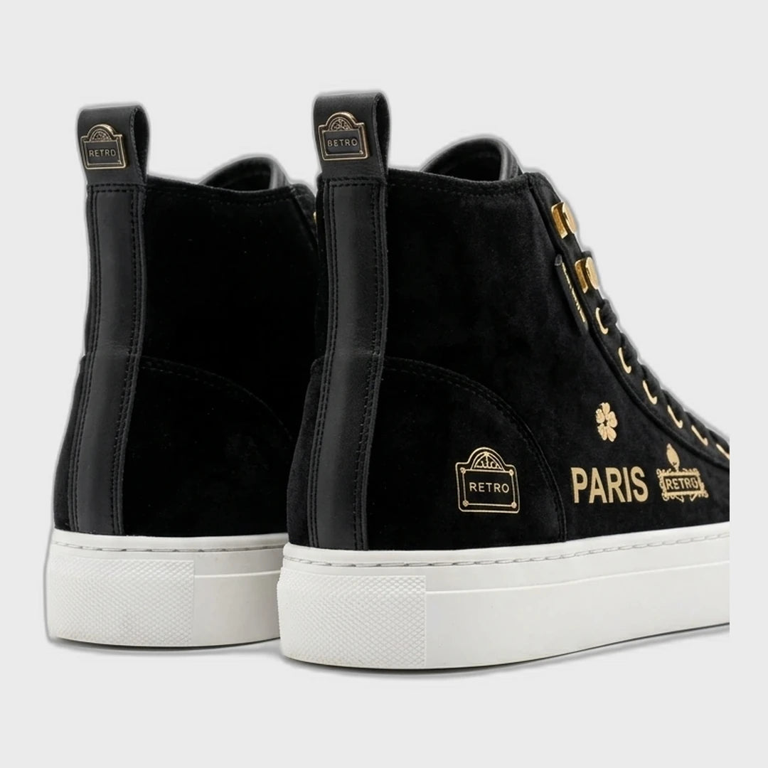 Karl Lagerfeld K-Retro Paris Low-Top Sneakers - Navy