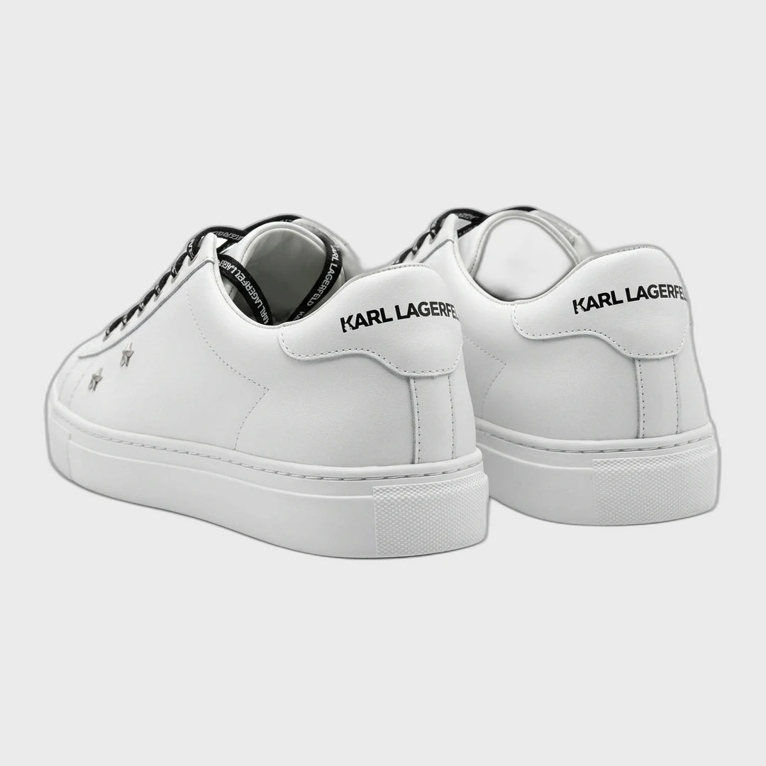 Karl Lagerfeld Women's Embellished Low-Top Sneakers - White