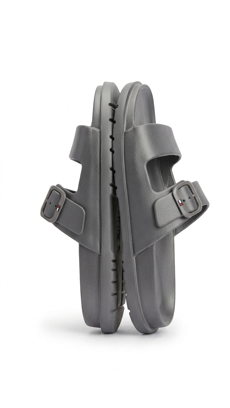 Tommy Hilfiger Men's Two-Strap Adjustable Sandals - Anthracite