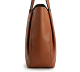 Guess Women's Pleated Slouchy Tote Bag - Cognac