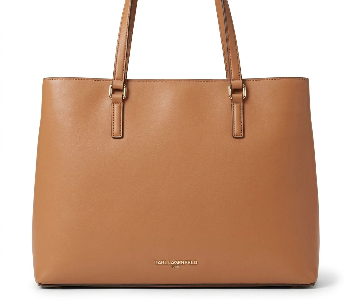 Karl Lagerfeld Paris Women K/Ikon Charm Tote Bag - Camel