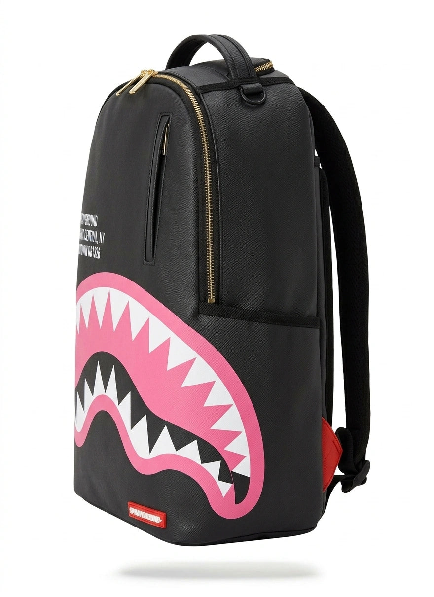 SPRAYGROUND Shark Central Backpack - Black/Pink