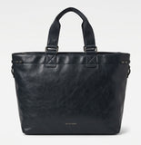 G-STAR Faux Leather Tote Bag - Petrol Blue