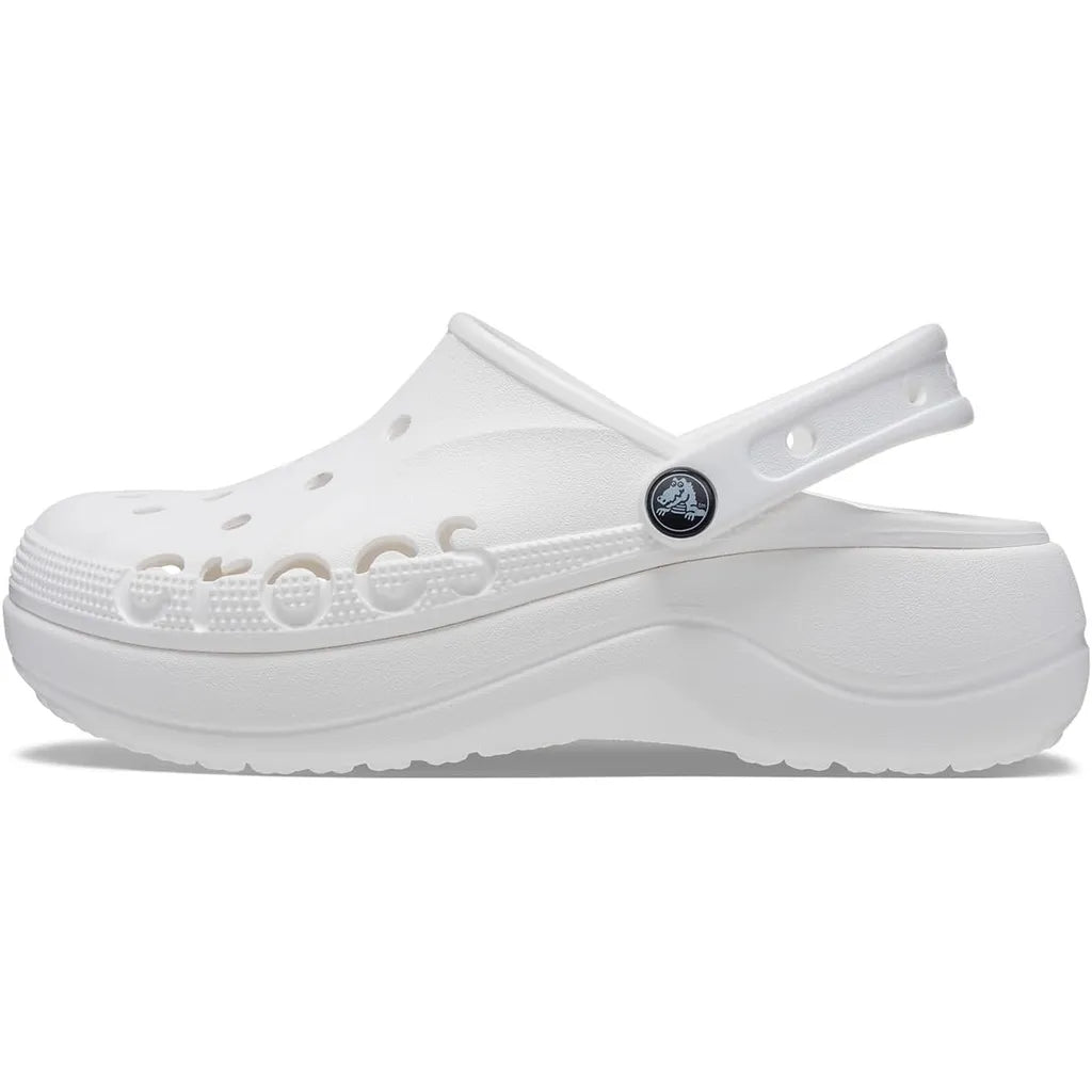 Women's Platform Clogs - White