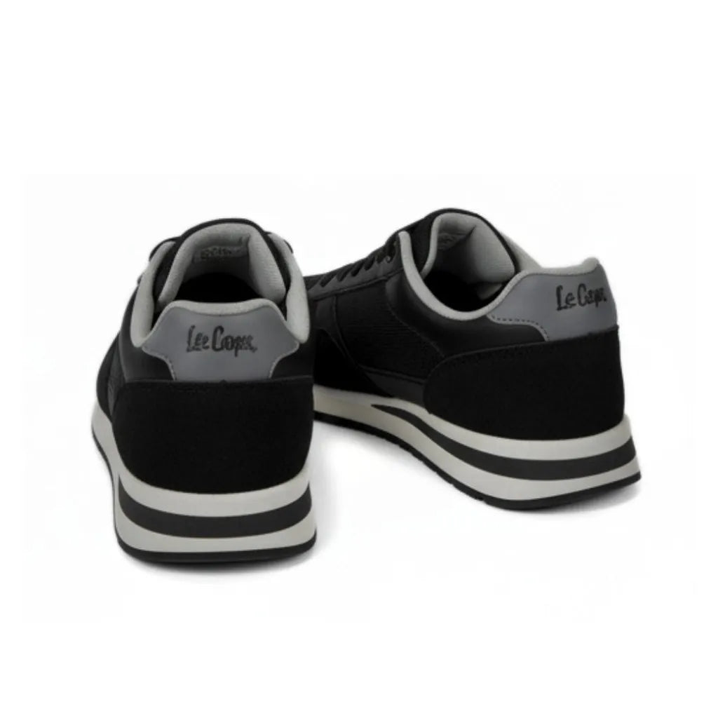 Lee Cooper Retro Lace-Up Men’s Sneakers 0264CI - Black