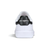 KARL LAGERFELD PARIS Logo Leather Low-Top Sneakers Men - White