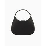 Asv Micro-Grain Recycled Leather Hobo Bag - Black