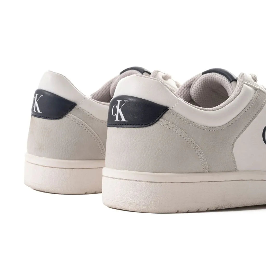 Calvin Klein Jeans Laspan Classic White Lace-Up Sneakers
