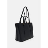 Pinko Women's Carrie Shopper Big Bottled Leather Bag, 37 - Black