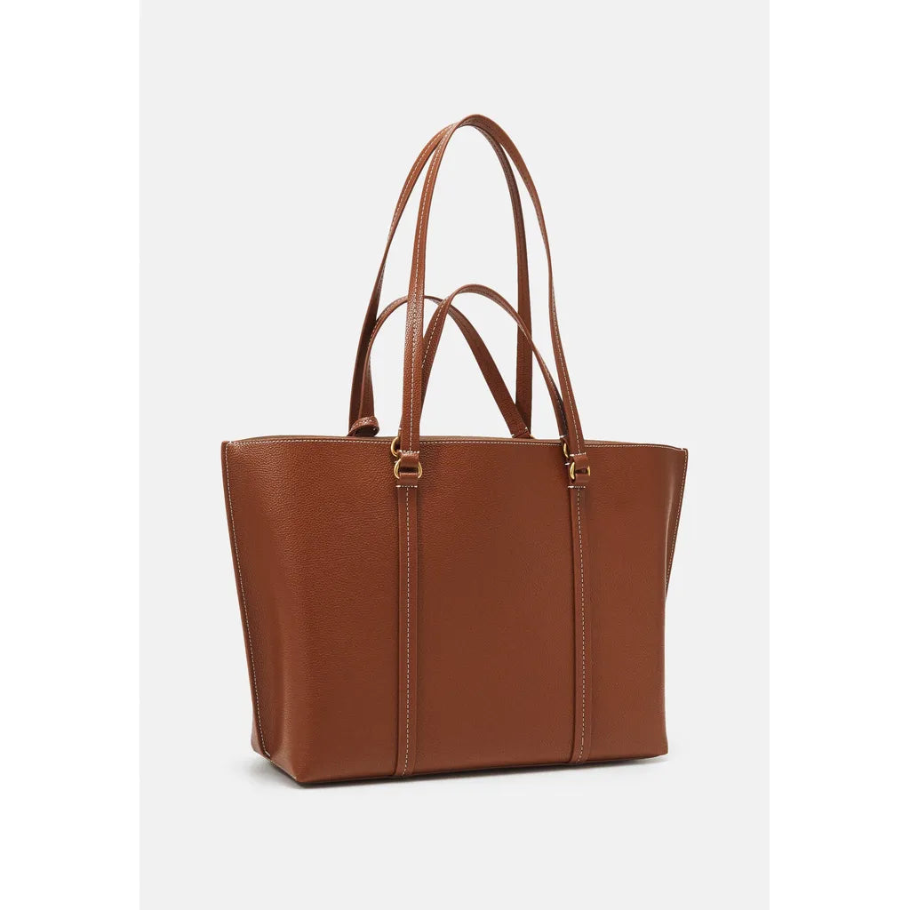 Pinko Women's Carrie Shopper Big Bottled Leather Bag, 37 - Brown