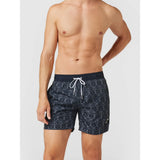 Karl Lagerfeld Ikonik All-Over-Print Board Shorts - Navy