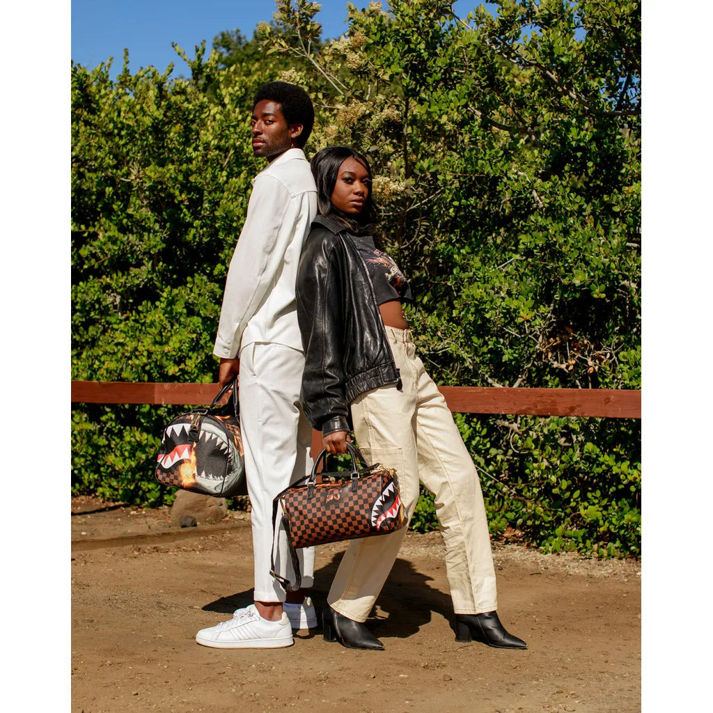 Burnt Sharks In Paris Mini Duffle