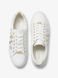 Michael Kors Women's Studded Playing Card Trainers - White