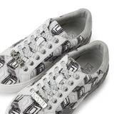 Karl Lagerfeld Women's Paris Low-Top Sneakers - White/Grey/Black