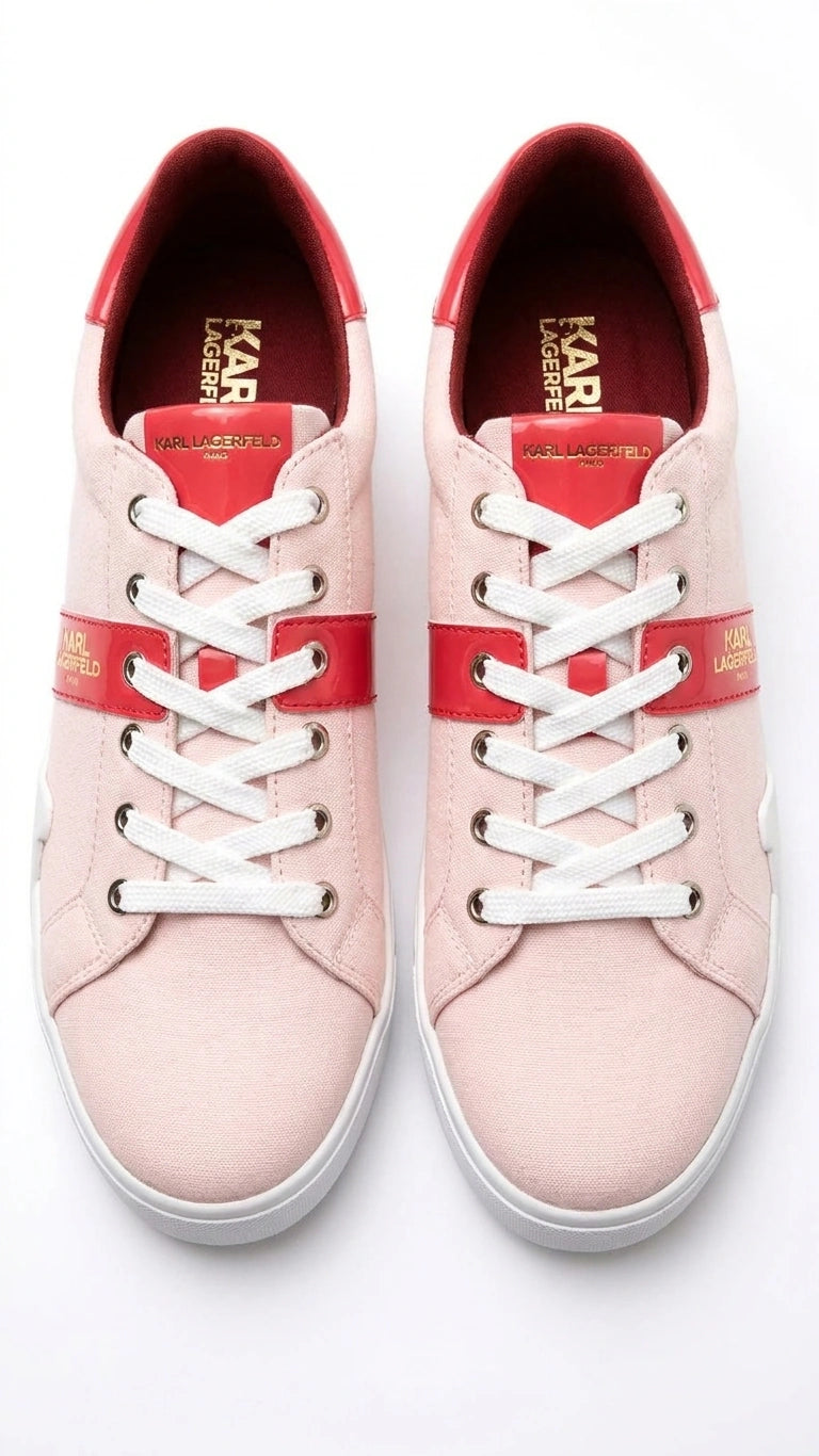 Karl Lagerfeld Women Colour Block Sneakers - Pink/Red