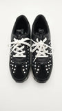 Michael Kors Women's Studded Wedge Trainers - Black/White